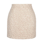 Damen modischer Minirrock mit elegantem Animal-Print und hochwertiger Verarbeitung R&B