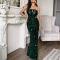 Damen Glamouröses Abendkleid mit funkelnden Pailletten R&B