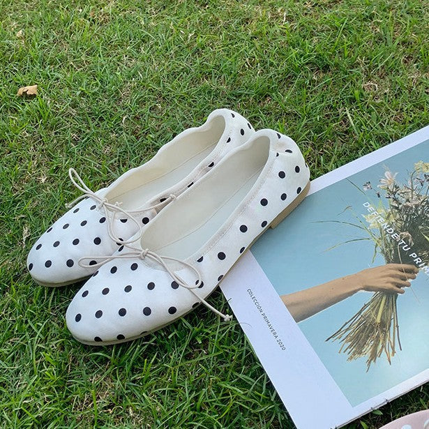 Damen Ballerinas mit femininem Schleifenakzent und weicher Innensohle R&B