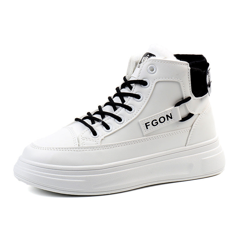 Damen Hohe Sneakers mit kuscheligem Innenfutter und sportivem Design R&B