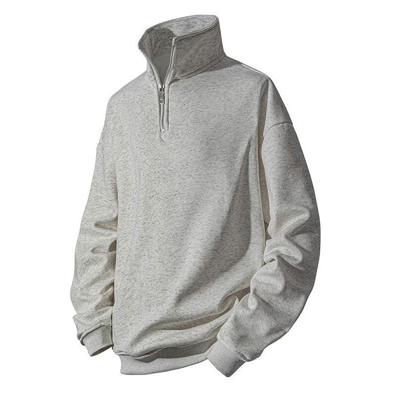 Damen Hochwertiger Stehkragen Pullover R&B