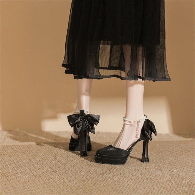 Damen High Heel Schuhe mit eleganter Schleifenverzierung R&B