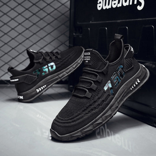 Damen Sportliche Laufsneaker mit atmungsaktiver Mesh-Oberfläche und rutschfester Sohle R&B