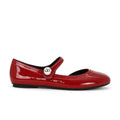 Damen Ballerinas mit modischem Riemchen und glänzender Oberfläche R&B