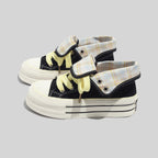 Damen Hochwertige Chunky Sneakers mit Gingham-Details