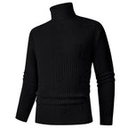 Herren eleganter Rollkragenpullover mit strukturiertem Design