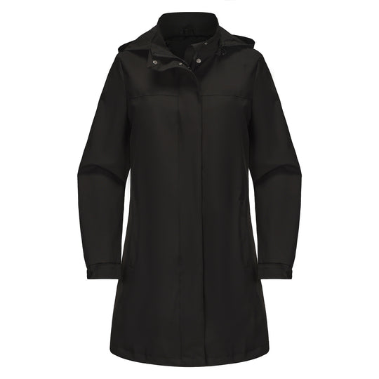 Damen funktionale Übergangsjacke mit verstellbarem Kapuzenkragen und praktischen Taschen R&B