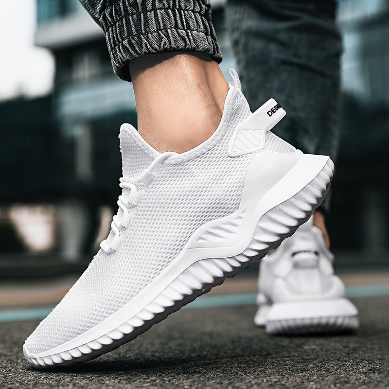 Damen Sneakers mit atmungsaktivem Mesh-Obermaterial und rutschfester Sohle R&B
