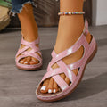 Damen komfortable und modische Sandalen mit verstellbarem Riemendesign R&B