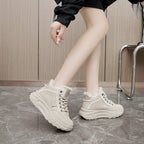 Damen High-Top Winter Sneakers mit flauschigem Innenfutter und rutschfester Sohle R&B