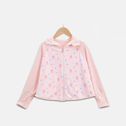 Kinder UV-Schutzjacke mit Kapuze und atmungsaktivem Material R&B