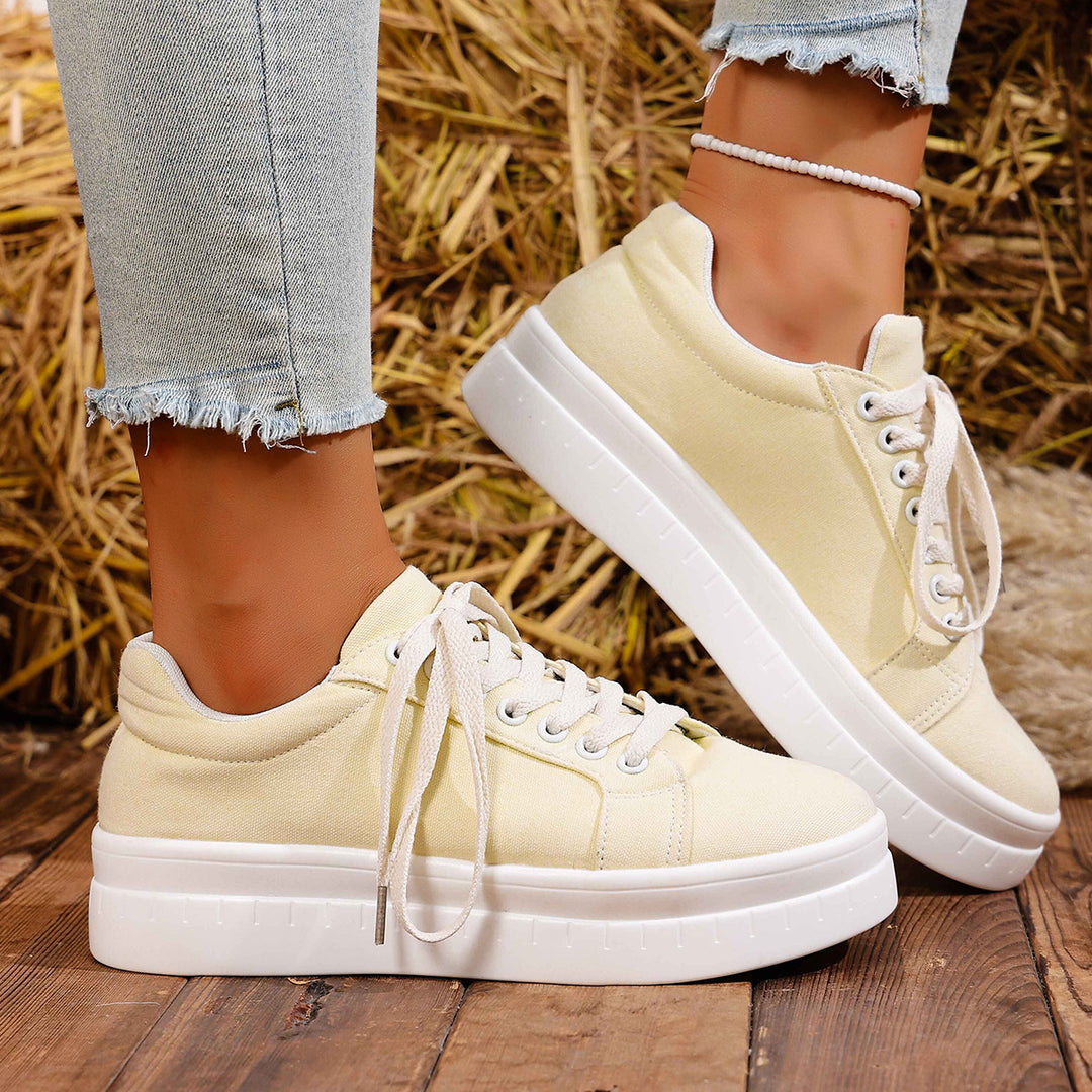 Damen Sportschuhe mit dicker Sohle R&B