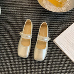 Damen elegante Mary Jane Schuhe mit modischen Riemchen und bequemer Sohle R&B