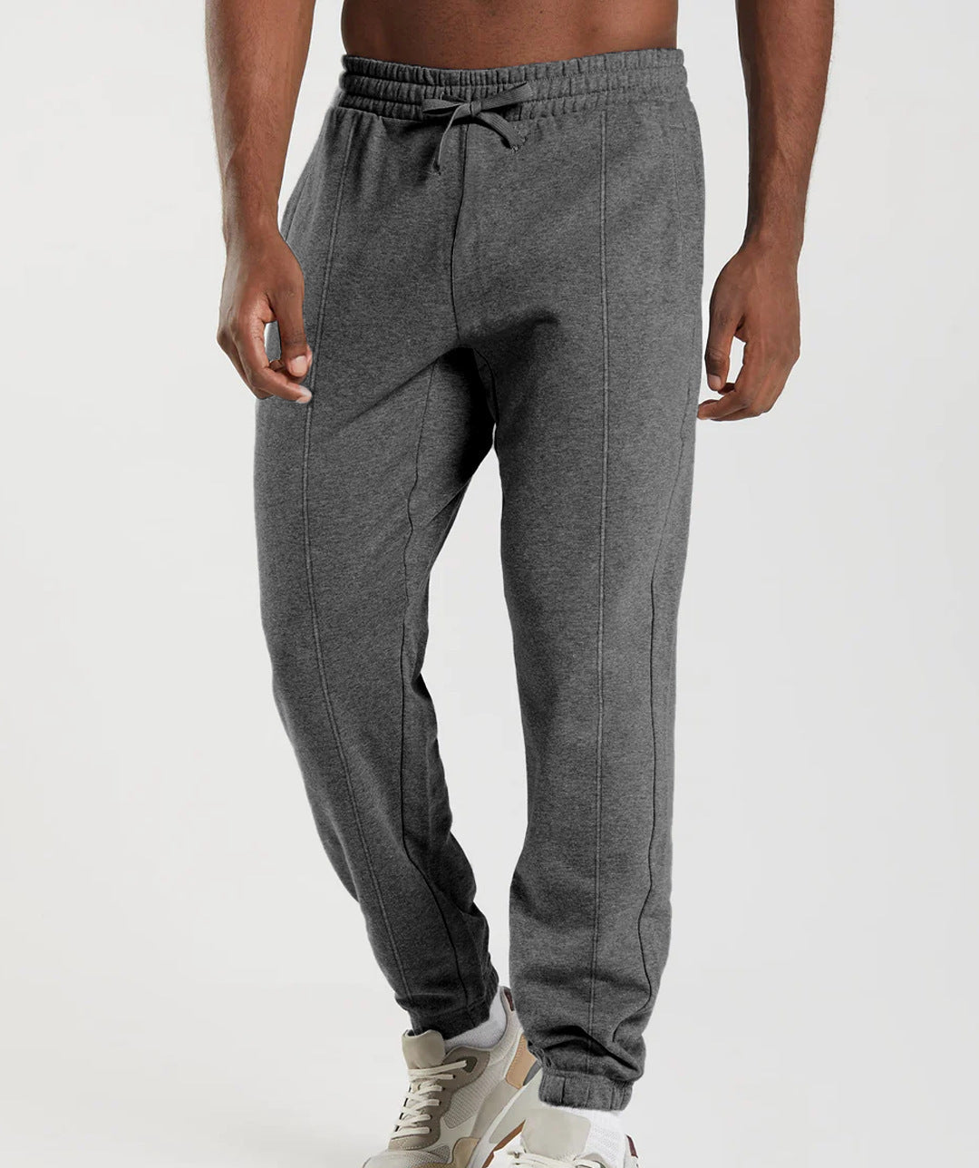 Herren Sportliche Jogginghose mit elastischem Bund und seitlichen Taschen R&B