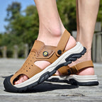 Herren Sandalen mit atmungsaktivem Design und rutschfester Sohle R&B