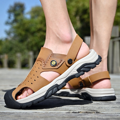 Herren Sandalen mit atmungsaktivem Design und rutschfester Sohle R&B