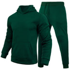 Damen Sportliches Hoodie- und Jogginghose-Set aus hochwertigem Baumwollmix