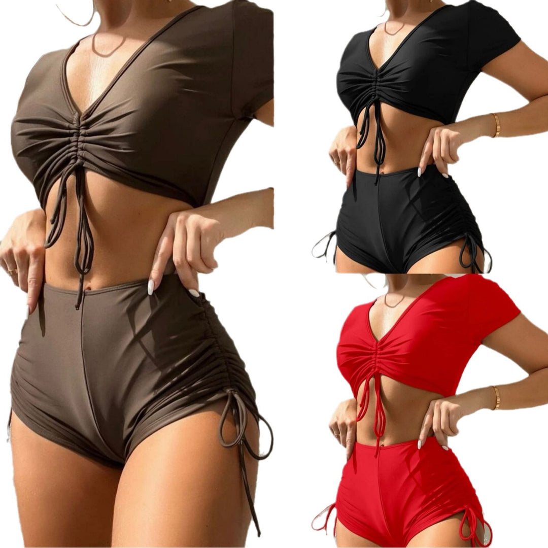Damen Bikiniset mit raffiniertem Cut-Out und verstellbaren Bändern R&B