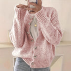 Damen Kuschelige Strickjacke R&B
