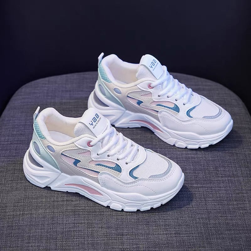 Damen Sportliche Lauf- und Freizeitschuhe mit atmungsaktivem Mesh-Obermaterial R&B