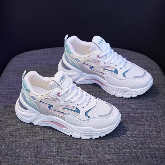 Damen Sportliche Lauf- und Freizeitschuhe mit atmungsaktivem Mesh-Obermaterial R&B
