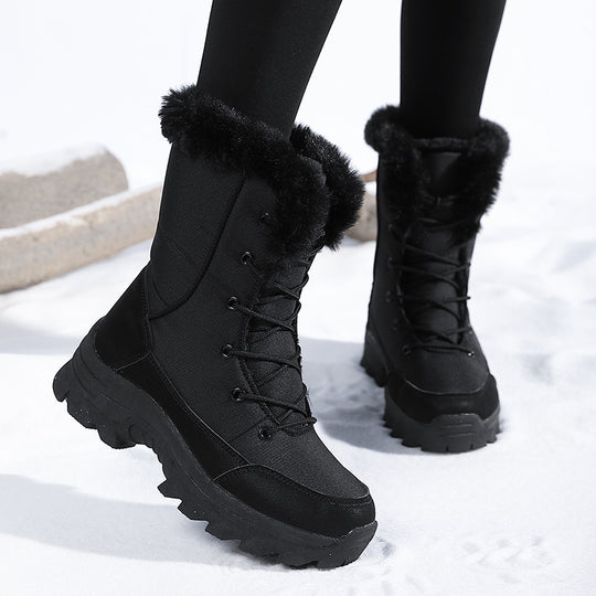 Damen Winterstiefel mit isolierendem Innenfutter und rutschfester Profilsohle R&B
