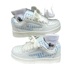 Damen Sneaker im modernen Karomuster mit strapazierfähiger Sohle R&B