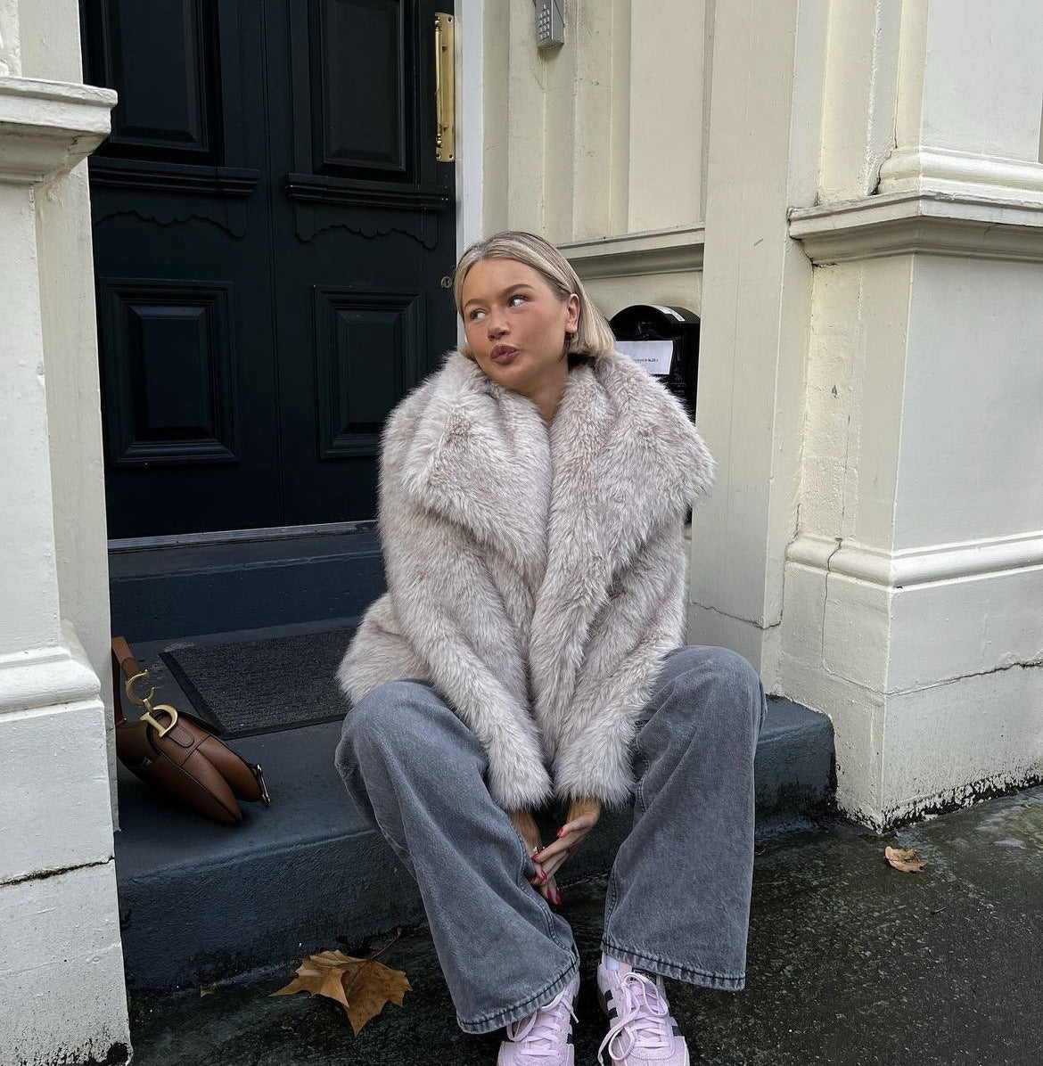 R&B | Pelz Winterjacke - Elegante Oberbekleidung