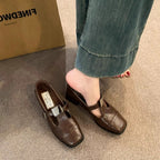 Damen Mary Jane Blockabsatzschuhe mit modischem Schnallenverschluss R&B