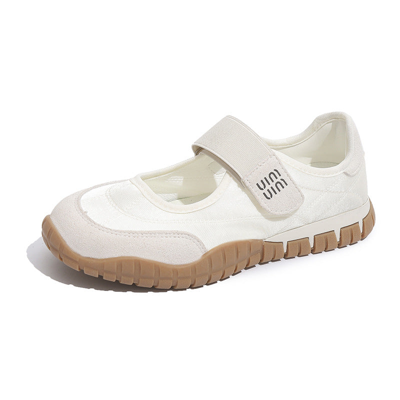 Damen Sportliche Sneakers mit Klettverschluss und atmungsaktiver Sohle R&B