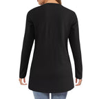 Damen Langarm Cardigan mit praktischen Taschen und offenem Schnitt R&B