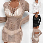 Damen elegantes gehäkeltes Strandkleid R&B