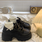 Damen Modische Sneakerboots mit hohem Kragen und robustem Sohlenprofil R&B