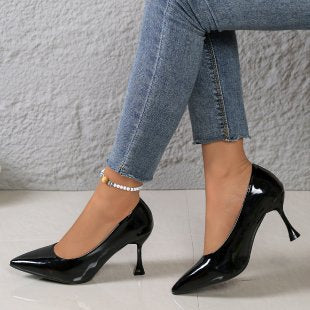 Damen Lackleder Stiletto-Pumps mit eleganter Absatzgestaltung R&B