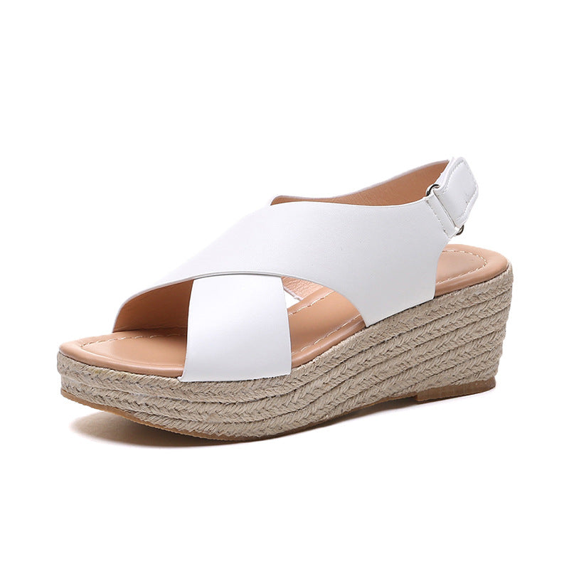Damen Wedge-Sandalen mit elegantem Schnitt und komfortablem Fußbett R&B