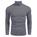Herren Rollkragenpullover aus feinem Rippstrickmaterial