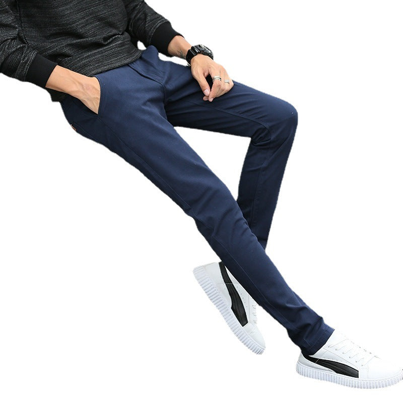 Herren modische Chino-Hose mit schmalem Schnitt und praktischen Taschen R&B