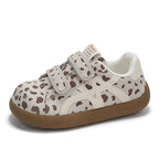 Damen Modische Sneaker mit Klettverschluss und tierischem Design
