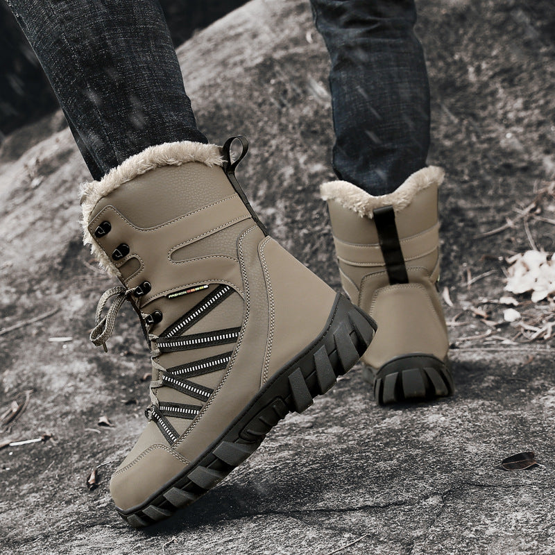 Damen Winterstiefel mit rutschfester Sohle und isolierendem Futter R&B