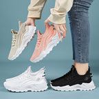 Damen Sportliche Lauf-Sneaker mit atmungsaktivem Strickoberteil R&B