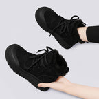 Damen Winterliche Sneaker Boots mit kuscheligem Innenfutter und rutschfester Sohle R&B