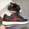 Damen Sportliche Sneakers mit modernem Karomuster und rutschfester Sohle R&B