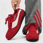 Damen Sportliche Sneaker mit robustem Wildleder-Obermaterial und rutschfester Sohle R&B
