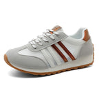 Damen Sportliche Sneakers mit atmungsaktiver Mesh-Oberfläche und rutschfester Laufsohle R&B