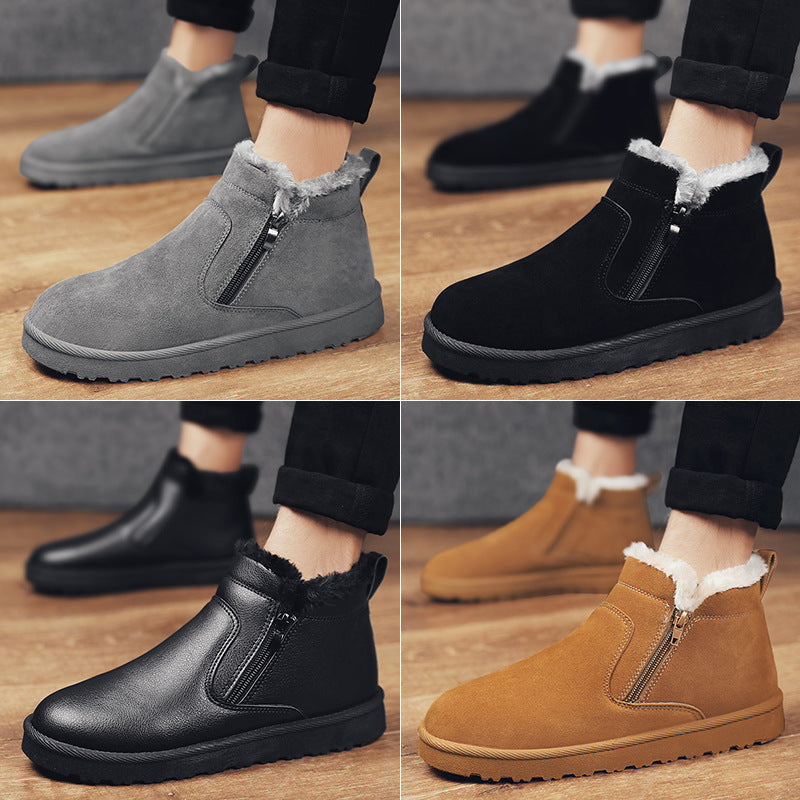 Damen Bequeme Ankle Boots aus Wildleder mit isolierendem Innenfutter R&B