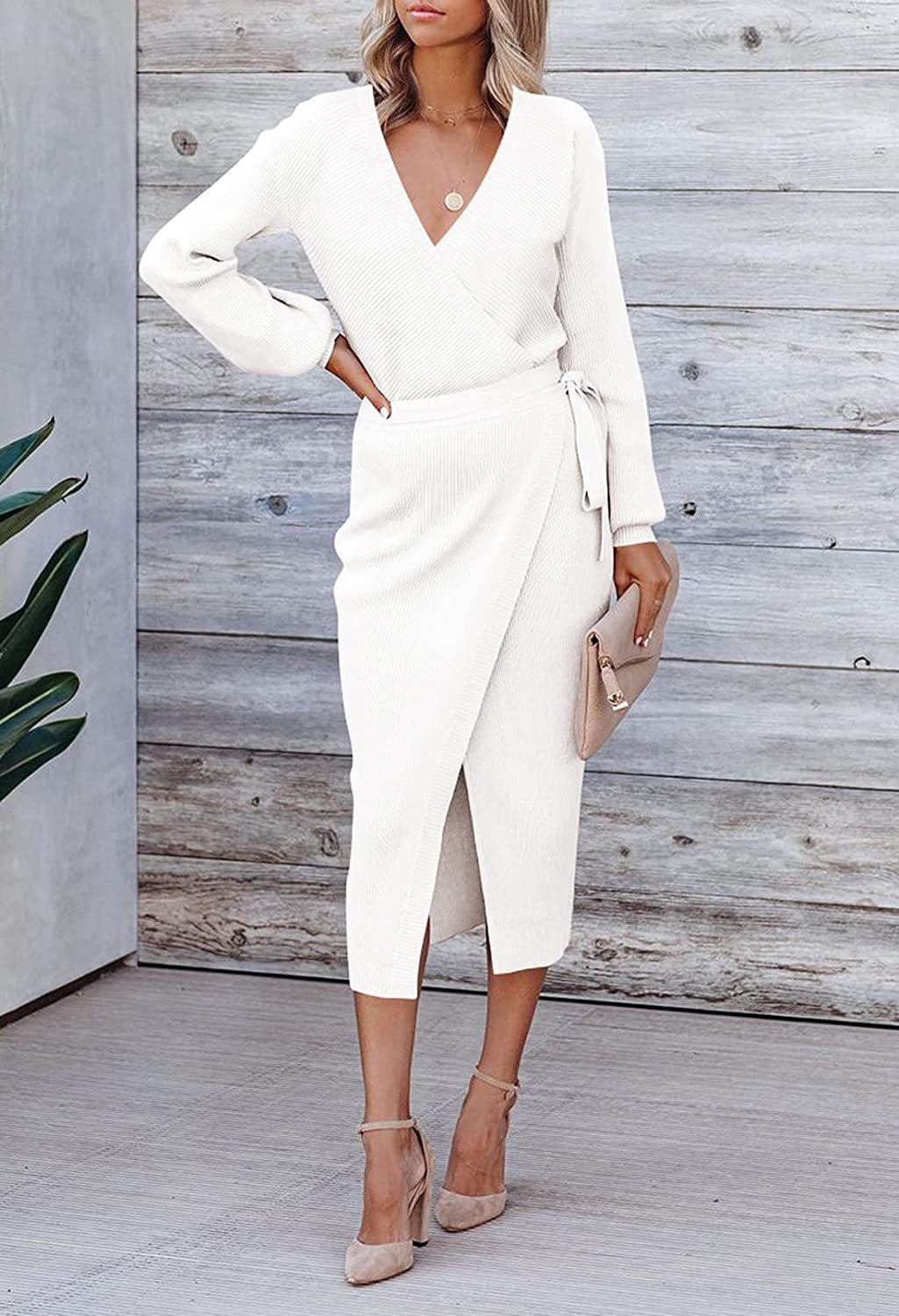 Damen Wickelkleid R&B