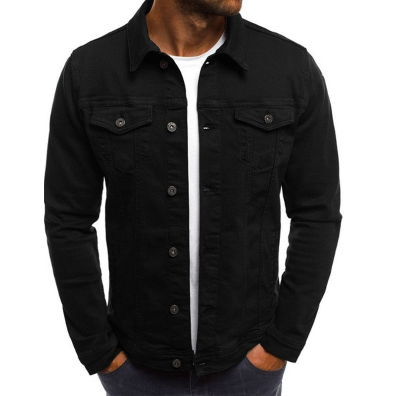 Herren Denimjacke im modernen Slim-Fit-Design