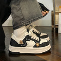 Damen Modische Chunky Sneakers mit verspielten Applikationen R&B