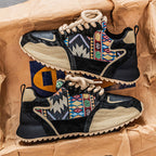 Damen Sportliche Sneaker mit ethnischem Muster und rutschfester Sohle R&B