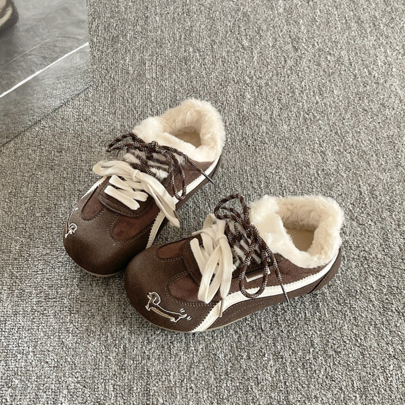 Damen bequeme Sneaker mit weichem Futter R&B
